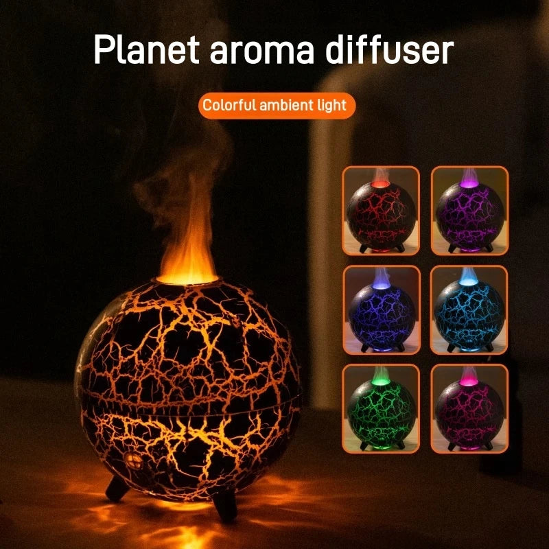 Difusor y humidificador portátil de aceites esenciales: generador de niebla para aromaterapia silencioso