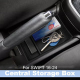 TPE Silicone Car Armrest Storage Box – Dustproof Console Organizer with Quick Installation