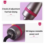 3-in-1 Hot Air Spin Brush - Hair Dryer, Volumizer & Curling Styler