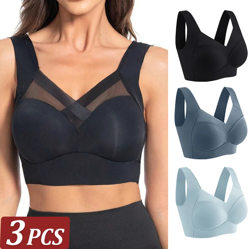 Seamless Push-Up Bra for Women – Wire-Free Lace Support for Everyday Wear