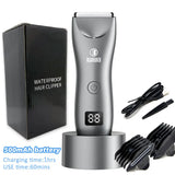 Professional Rechargeable Hair Clipper & Beard Trimmer - All-in-One Body Grooming Kit for Men