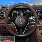 Mercedes-Benz Steering Wheel Cover - Premium Leather Protection for a Stylish Drive