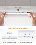 Rechargeable Motion Sensor LED Cabinet Light – Wireless, Touch-Control & Energy-Efficient