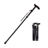 Foldable Walking Cane with T-Handle – Lightweight Aluminum Support Stick for Hiking & Travel