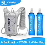Unisex Lightweight 5L Running and Cycling Backpack with Water Bladder