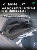 Silicone Armrest Storage Box for Tesla Model 3 Highland – Glasses & Phone Organizer