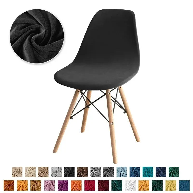 Luxury Stretch Velvet Chair Covers - Elegant, Snug Fit for Weddings & Home Dining