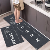 Alfombrilla suave y lavable: alfombra larga antideslizante para cocina, dormitorio, pasillo y baño