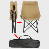 Heavy-Duty Folding Camping Chair – Portable, Cushioned Outdoor Seat for Beach, Hiking & Fishing