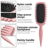 Curly Hair Detangling & Curl Defining Brush for Wet or Dry Styling