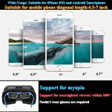 G10 Virtual Reality 3D Glasses with Wireless Game Controller for 4.7–7" Smartphones