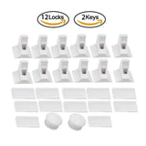 Invisible Magnetic Cabinet Locks — Childproof Safety Locks for Cabinets, Drawers, and Cupboards