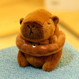 Capybara Plush Toy with Hoodie & Wings - Cute Stuffed Animal Keychain Gift