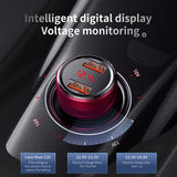 45W Fast Charging Car Charger – Dual USB & Type-C Ports