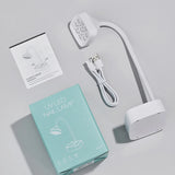Portable UV LED Nail Lamp – Rechargeable Gel Nail Dryer with Timer & Flexible Neck