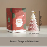 Christmas Tree Scented Candle – Festive Soy Wax Aromatherapy Candle for Holiday Décor & Gifts