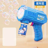 Astronaut Bubble Rocket Launcher - Automatic Bubble Blaster for Kids Outdoor Play