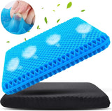 Breathable Honeycomb Gel Seat Cushion – Pressure Relief for Office, Car & Wheelchair