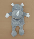 Cartoon Animal Hand Puppets - 35cm Plush Lion, Elephant & Pig Parent-Child Interactive Toys