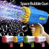 40-Hole Bubble Gun for Kids - Automatic Bubble Blower for Outdoor Play & Parties