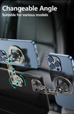Soporte magnético para teléfono de coche: soporte plegable de aleación para salpicadero