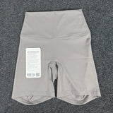 High-Waisted Yoga Shorts with Pockets – Slim Fit Workout & Running Shorts