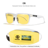 KDEAM Polarized Sunglasses – Trendy UV400 Square Frame Eyewear for Men & Women