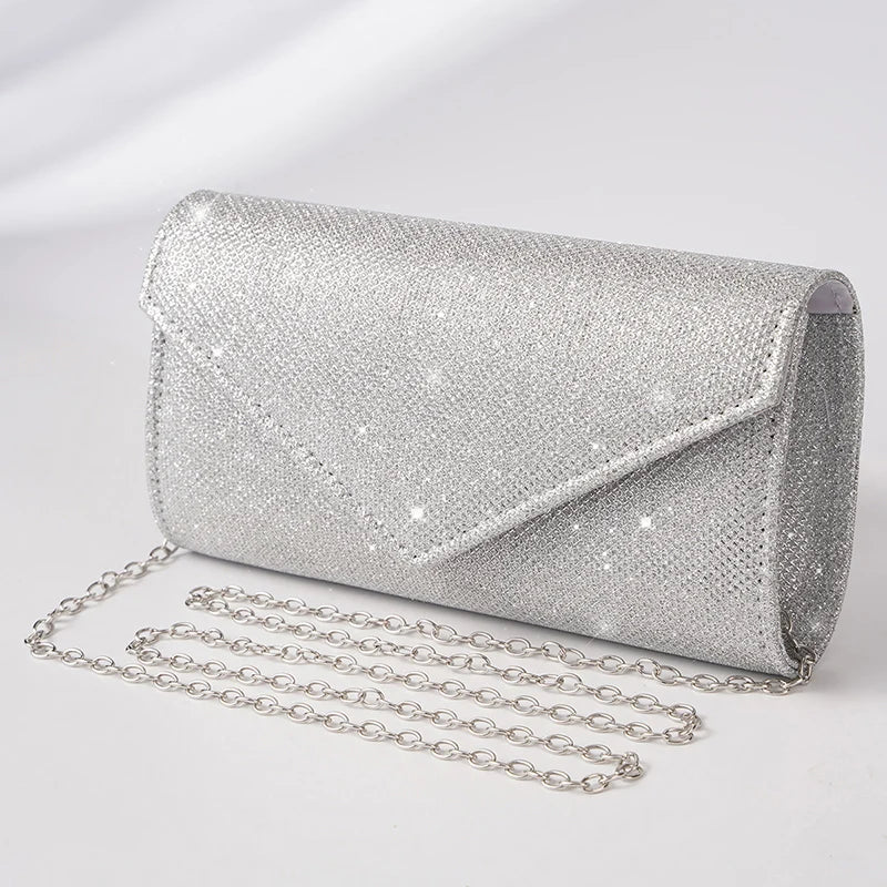 Fashionable Envelope Shaped Women's Handbag with Chain Decoration – Versatile & Durable