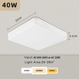 Panel de lámpara de techo LED: accesorio de decoración moderna para el hogar, el dormitorio, el baño y la sala de estar