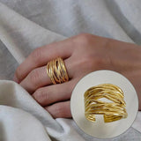 925 Sterling Silver Irregular Geometric Ring – Minimalist Jewelry for Women