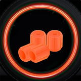 Glow in  the Dark Tire Valve Caps  Fluorescent Stem Covers for Cars Motorcycles & Bicycles