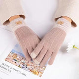 Unisex Acrylic Gloves – Soft, Cozy & Warm for Spring, Autumn, and Winter