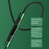 Wired Earbuds with Microphone - 3.5mm & Type-C Gaming Headset for Sports & Mobile Phones