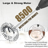 Cordless Handheld Electric Mixer with 11000 RPM Speed and Rechargeable Power
