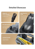 150PSI Portable Electric Tire Inflator with LED Light & Auto Shut-Off – 12V Car Air Compressor