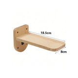 Wall-Mounted Wooden Cat Shelf – Space-Saving Cat Climbing Furniture
