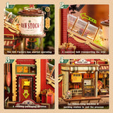 Christmas Dream Gift Factory 3D Wooden Music Box - DIY Puzzle Kit for Adults & Teens