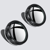 2PCS 360° Blind Spot Mirror – Full Vision Wide-Angle Rearview for Safe Driving & Parking