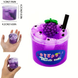 Kit de slime crujiente con forma de cubo de gelatina transparente: slime suave, elástico y no pegajoso con aroma a sandía