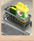 Kitchen Sink Organizer Rack | Storage for Sponges, Detergent & Cleaning Cloths