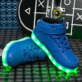 LED Light Up Sneakers – Glow in the Dark Shoes for Kids & Adults (Unisex, Rechargeable)