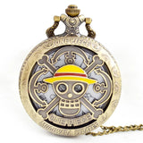 One Piece Anime Pocket Watch - Vintage Bronze Collectible Timepiece