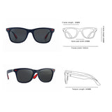 Men’s UV400 Rectangle Travel Sunglasses – Lightweight, Stylish & Protective