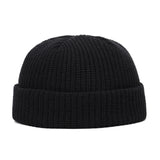 Gorro de punto acanalado unisex: gorro de pescador y esquí cálido para el invierno en climas fríos