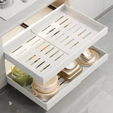 Estante de almacenamiento de cocina extensible y escalable: organizador ajustable y que ahorra espacio