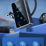 Rechargeable Electric Bike Pump with Digital Pressure Gauge