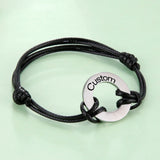 Custom Infinity Name Bracelet – Personalized Stainless Steel Charm for All Genders