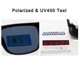 Men's Square Polarized Sunglasses – UV400 Protection & Stylish Acetate Frame