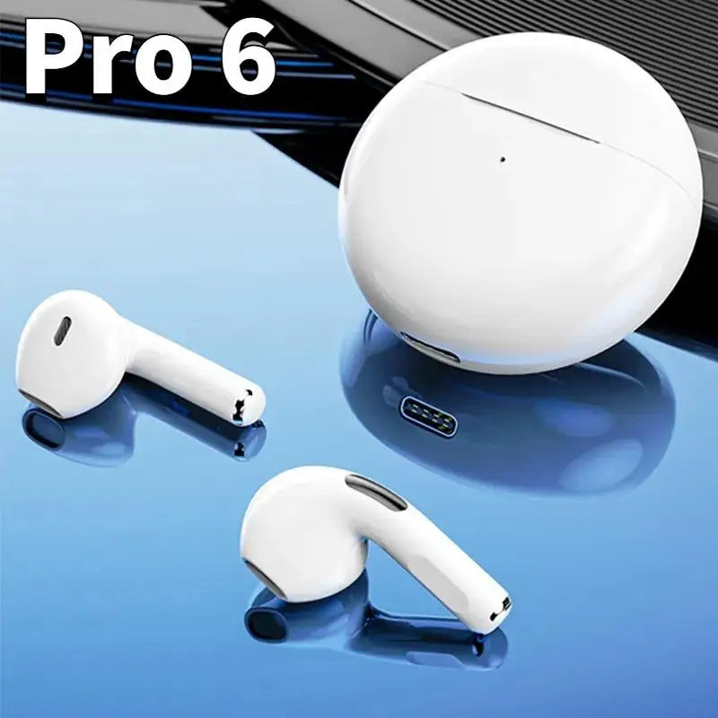 Auriculares inalámbricos Pro 6 TWS con micrófono, nuevos, con Bluetooth, deportivos, para correr, para Apple, iPhone, Xiaomi Pro6