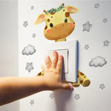 Cute Animal Wall Stickers – Removable PVC Decals for Kids' Rooms, Nursery & Home Decor